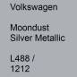 Preview: Volkswagen, Moondust Silver Metallic, L488 / 1212.